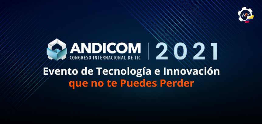 Logo de ANDICOM 2021 Evento de Tecnologa e Innovacin que no te Puedes Perder