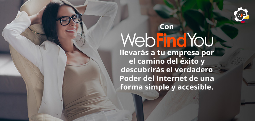 Empresaria Recostada Sobre su Butaca Porque Llev su Empresa por el Camino del xito con WebFindYou