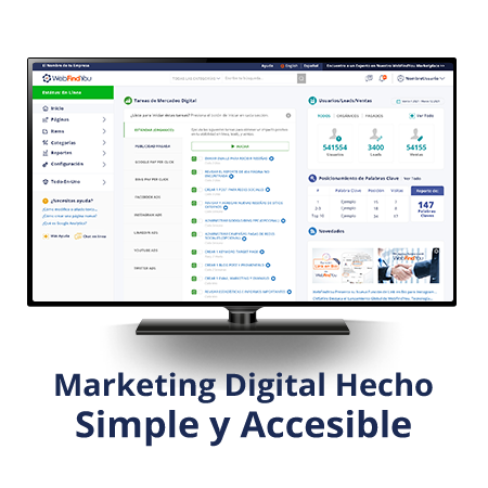 WebFindYou para un Negocio Ecommerce