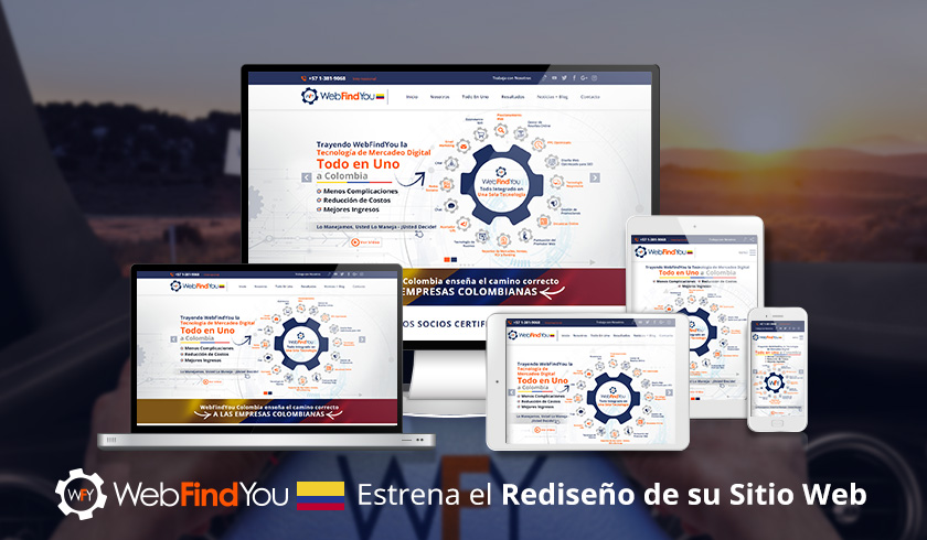 WebFindYou Colombia Celebra el Rediseño de su Sitio Web