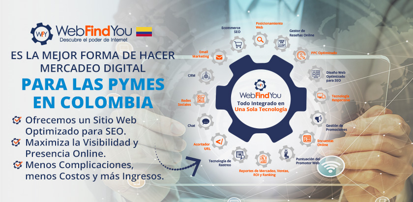 WebFindYou es la Mejor Forma de Hacer Mercadeo Digital para las Pymes en Colombia