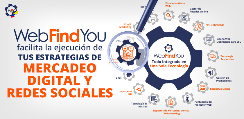 WebFindYou Facilita la Ejecución de tus Estrategias de Mercadeo Digital y Redes Sociales
