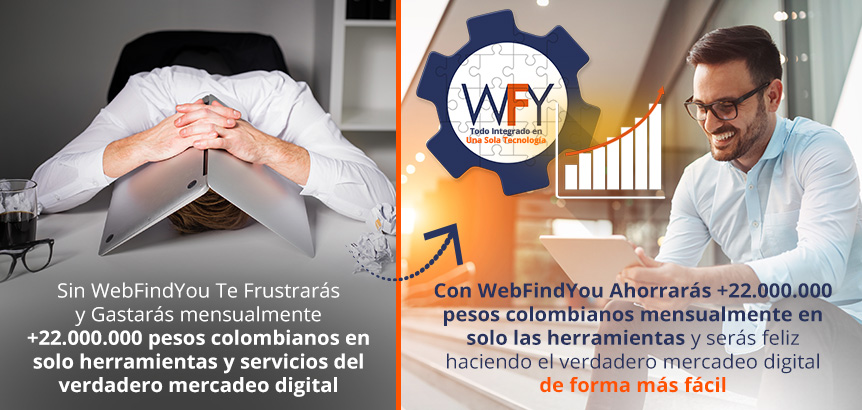 Con el Verdadero Mercadeo Digital WebFindYou Accederás a Piezas como CMS,CRM, Email Marketing y Más Con WebFindYou Serás Feliz Haciendo el Verdadero Mercadeo Digital de Forma Más Fácil