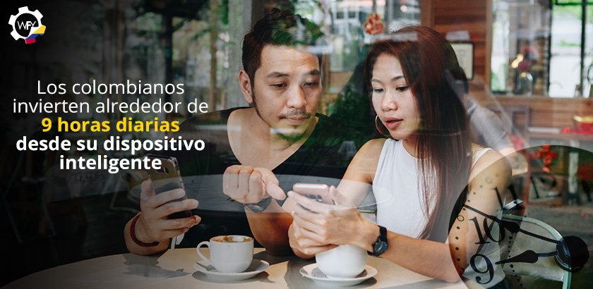 Los Colombianos Invierten Alrededor de 9 Horas Diarias en Social Media Desde su Dispositivo Inteligente