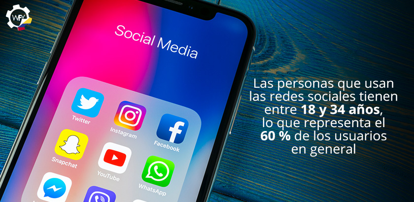 El 60 % de los Usuarios en Redes Sociales Tienen Entre 18 y 34 Aos