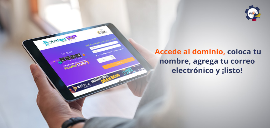 Accede al dominio, coloca tu nombre, agrega tu correo electrnico y listo!