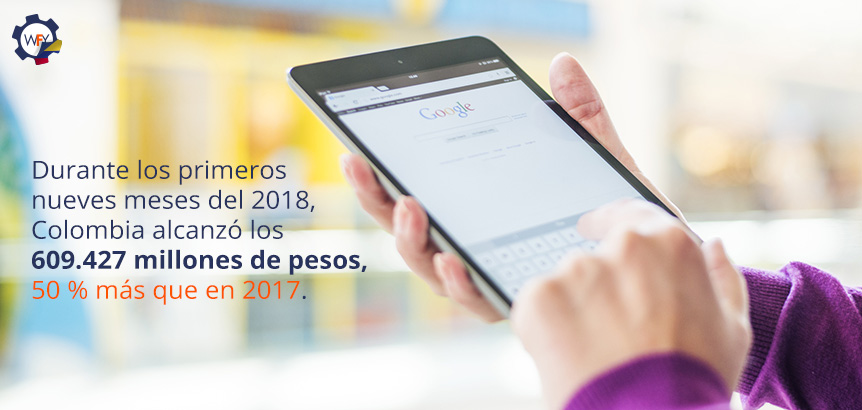 En el 2018, Colombia Alcanz los 609.427 millones de pesos, 50 % ms que en 2017