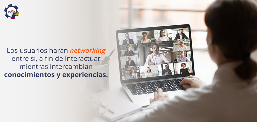 Usuarios Harn Networking Entre s, a Fin de Interactuar Mientras Intercambian Conocimientos y Experiencias