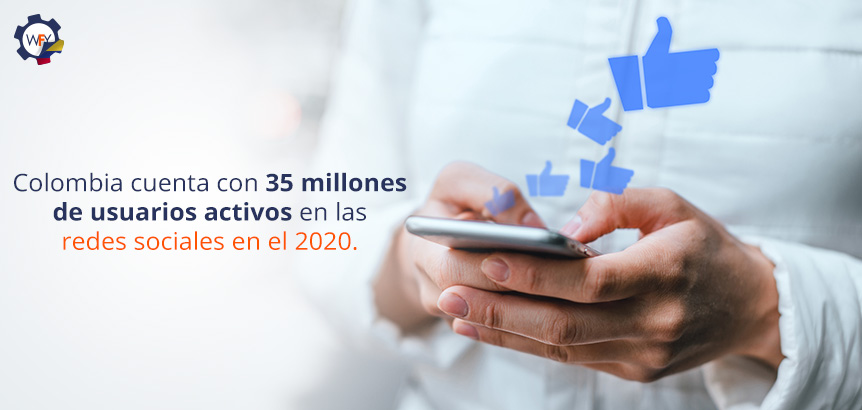 Colombia Cuenta con 35 Millones de Usuarios Activos en las Redes Sociales en el 2020