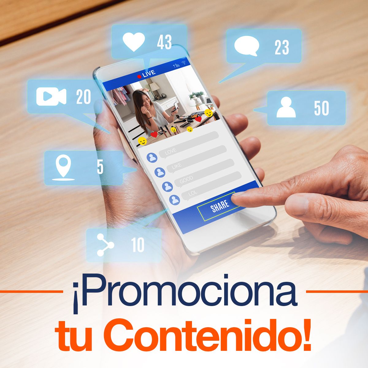 ¡Promociona tu Contenido!