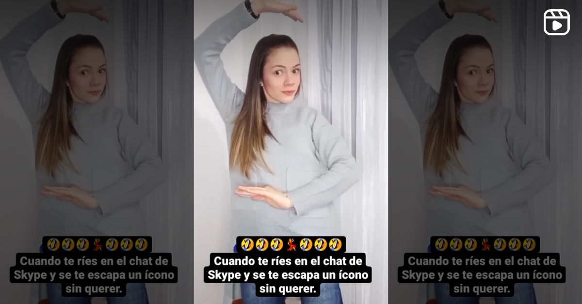 Cuando te ríes en el chat de Skype