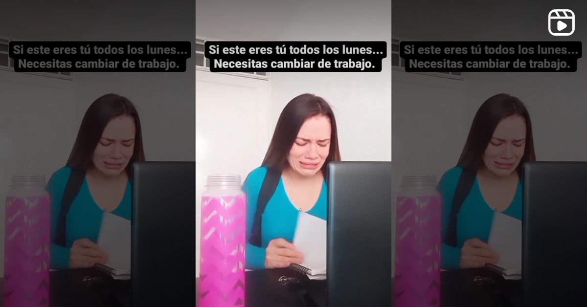 Si este eres tú todos los lunes... Necesitas cambiar de trabajo.