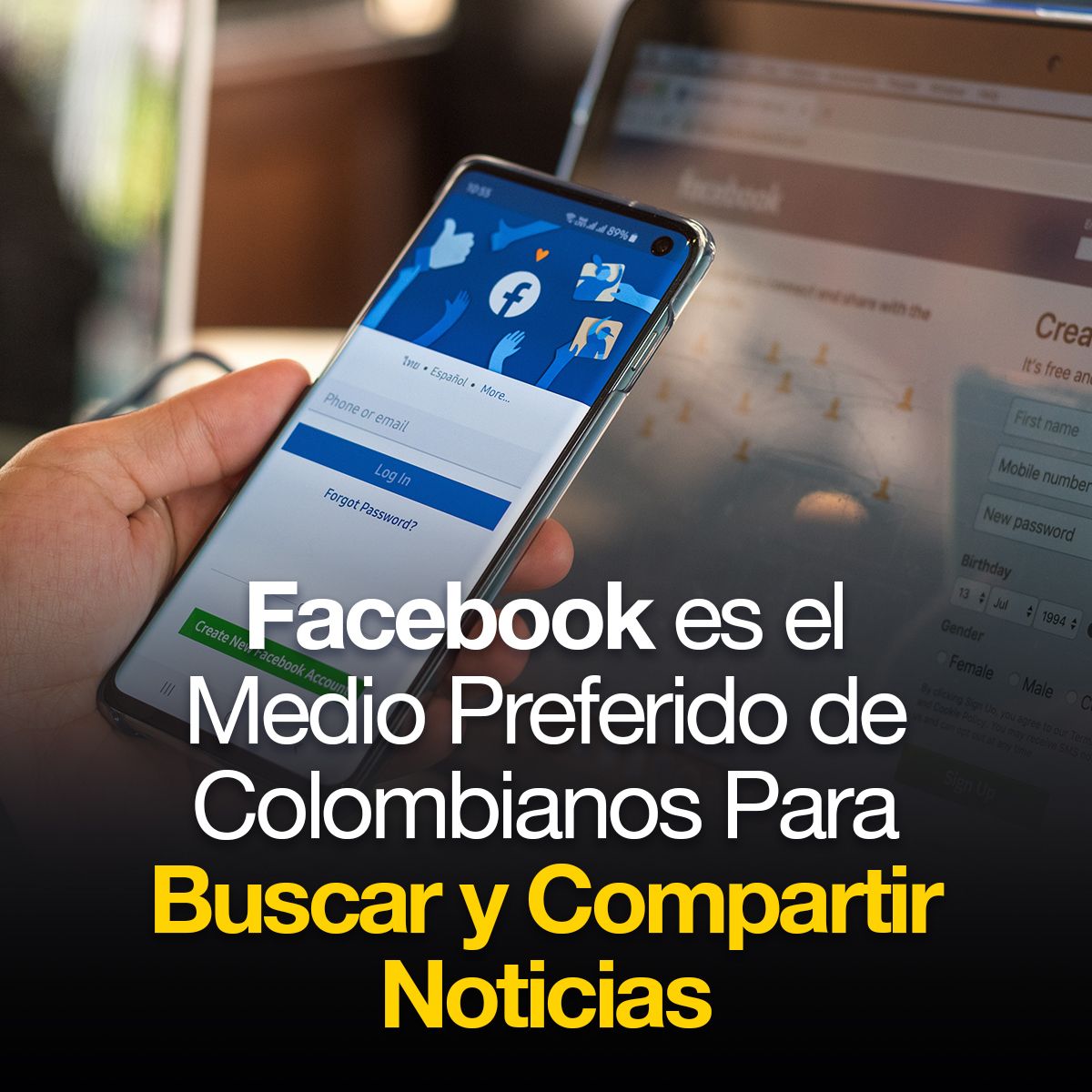 Facebook es el Medio Preferido de Colombianos Para Buscar y Compartir Noticias
