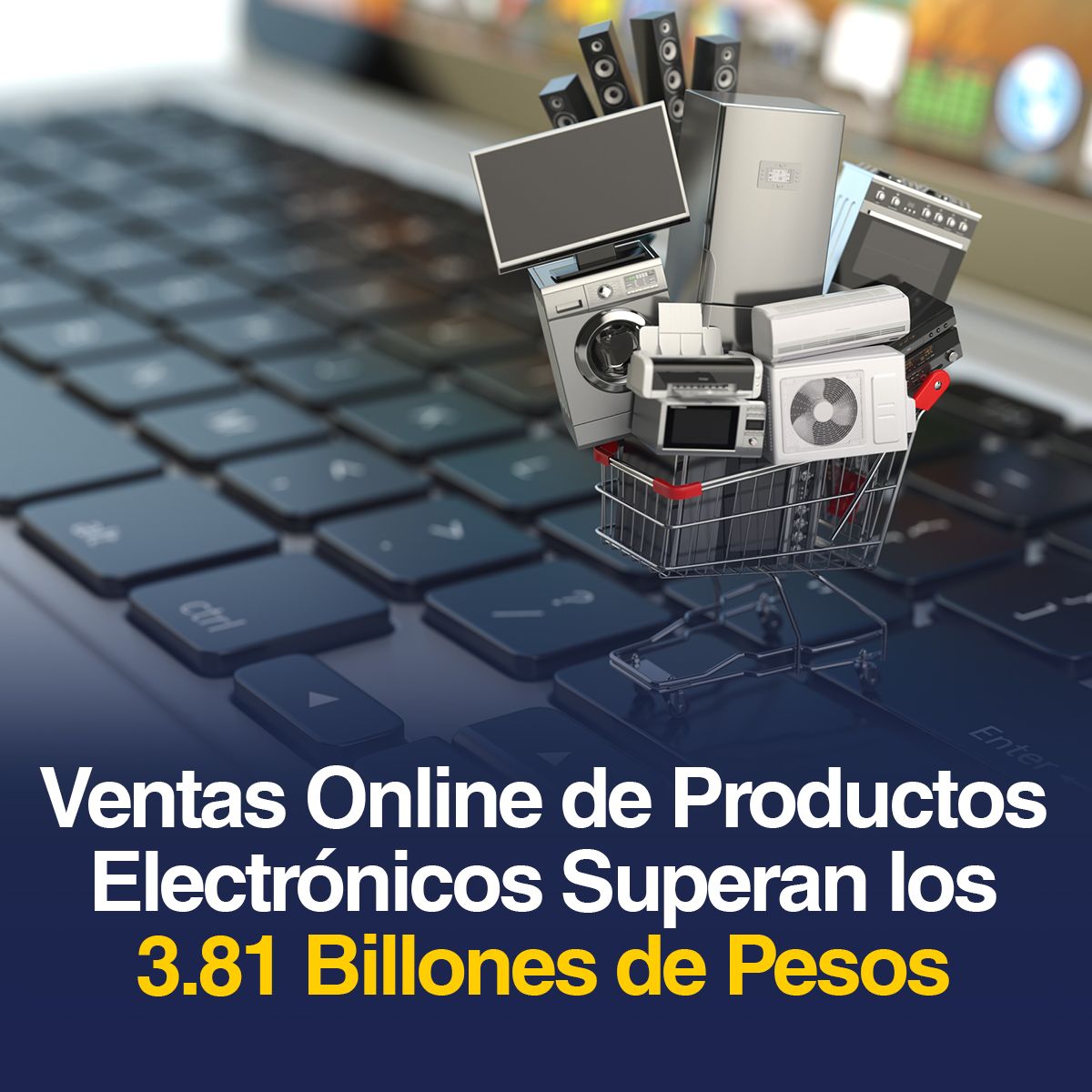 Ventas Online de Productos Electrónicos Superan los 3.81 Billones de Pesos