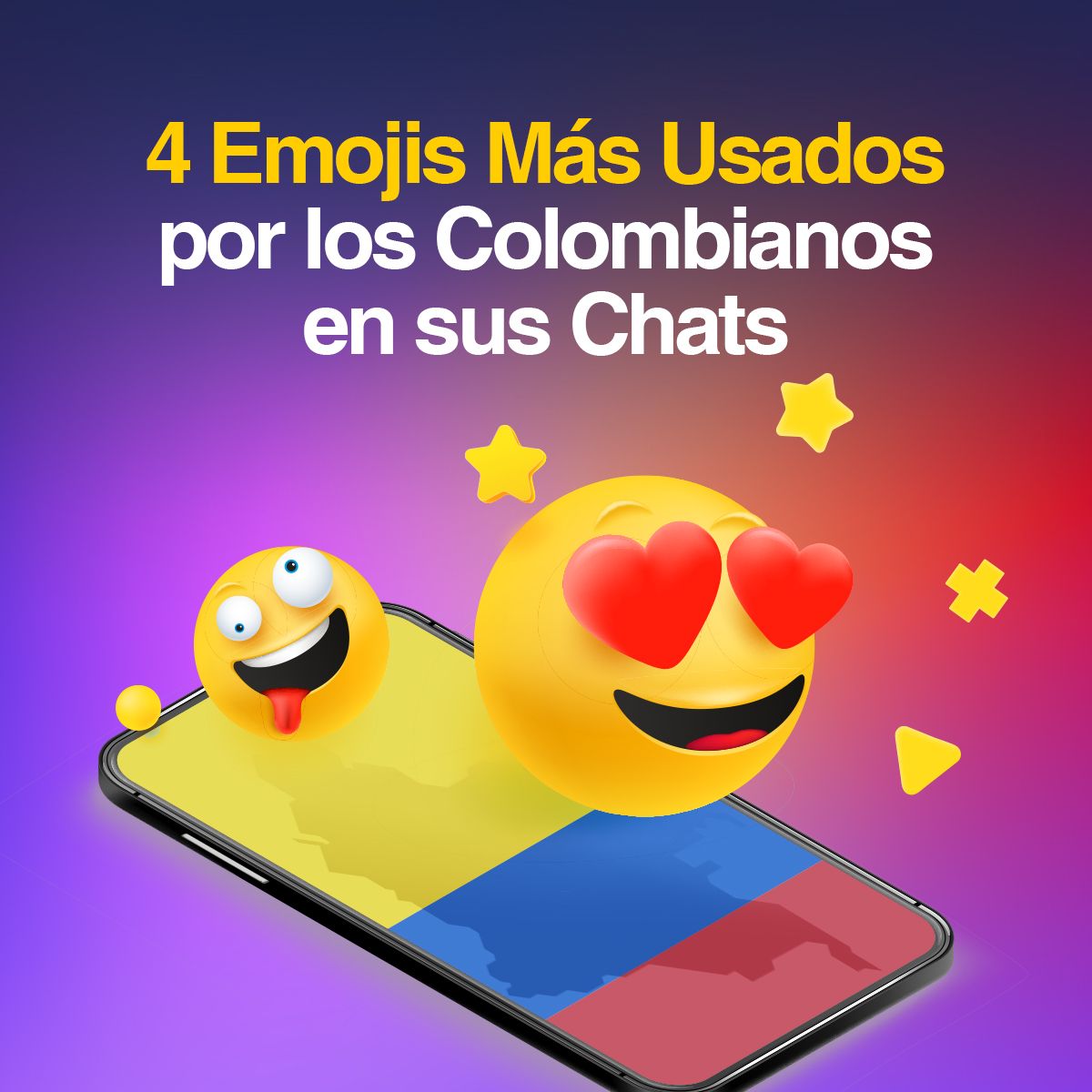 4 Emojis Más Usados por los Colombianos en sus Chats