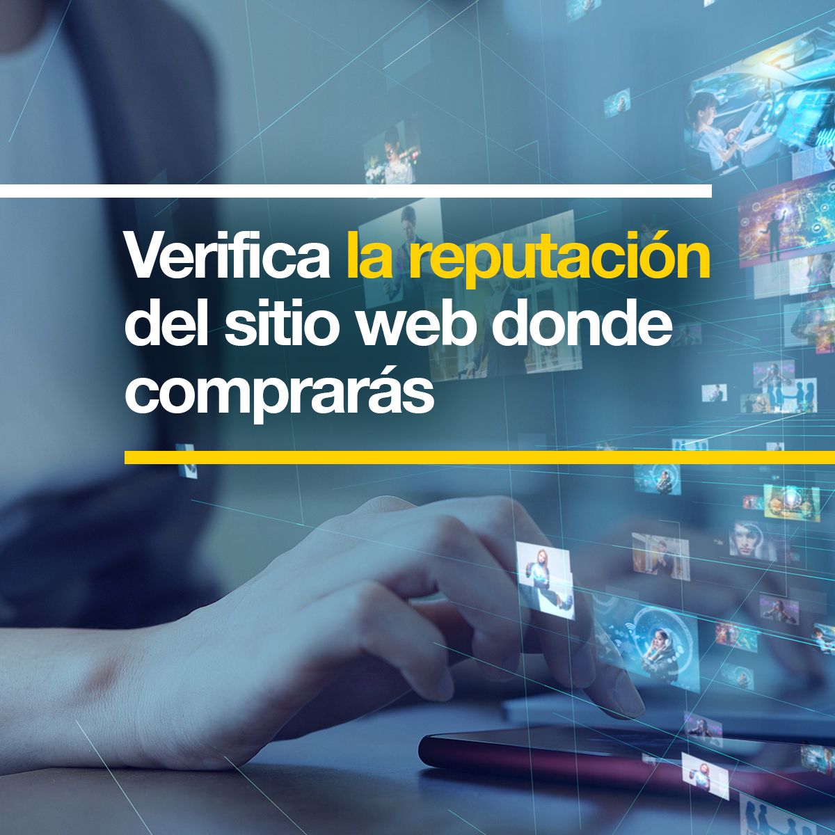 Verifica la reputación del sitio web donde comprarás