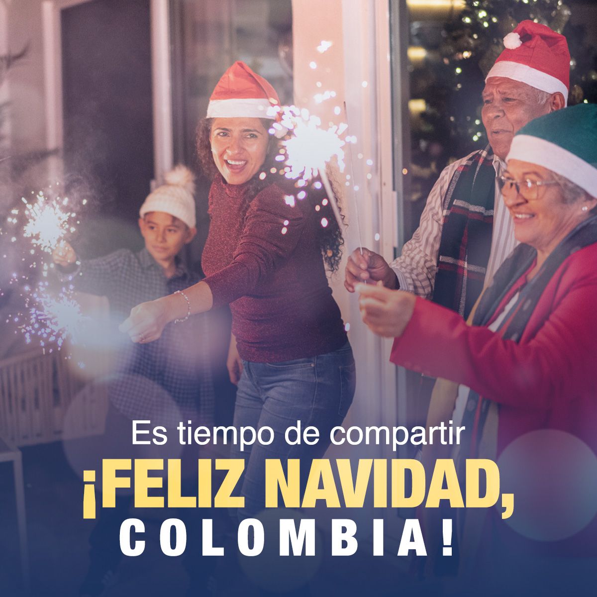 Es tiempo de compartir ¡Feliz Navidad, Colombia!