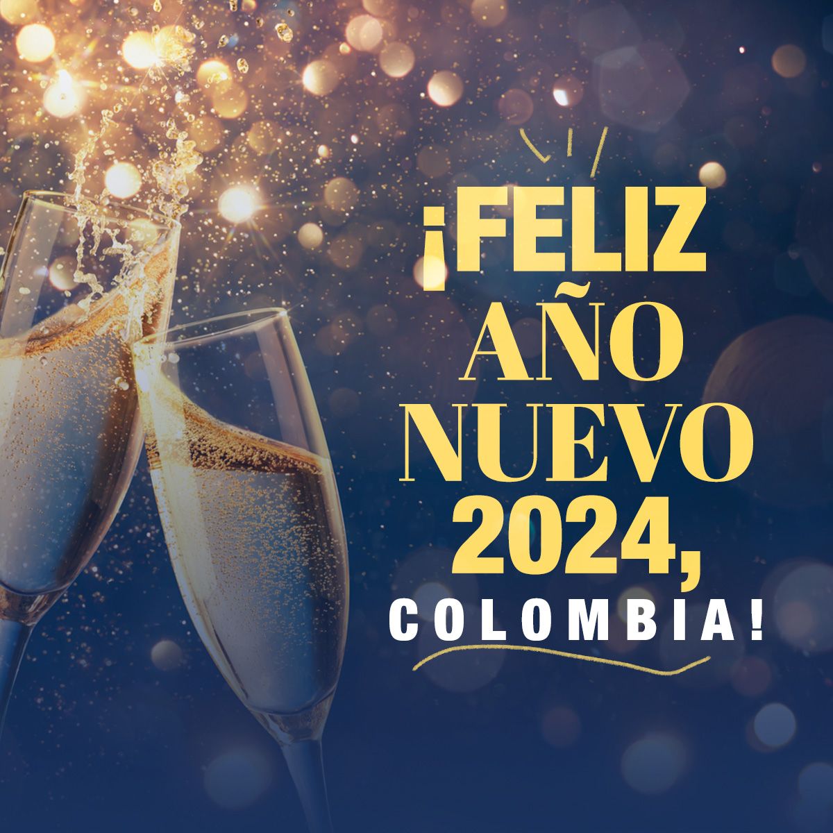 ¡Feliz Año Nuevo 2024, Colombia!