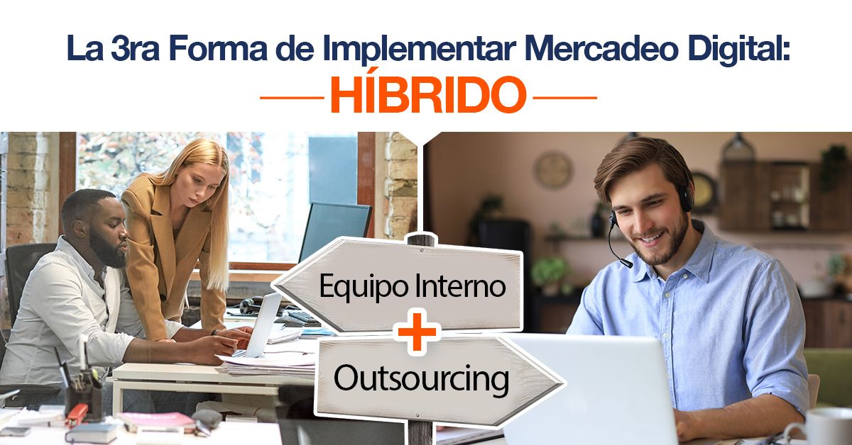 La 3era Forma de Implementar el Mercadeo Digital: Híbrido